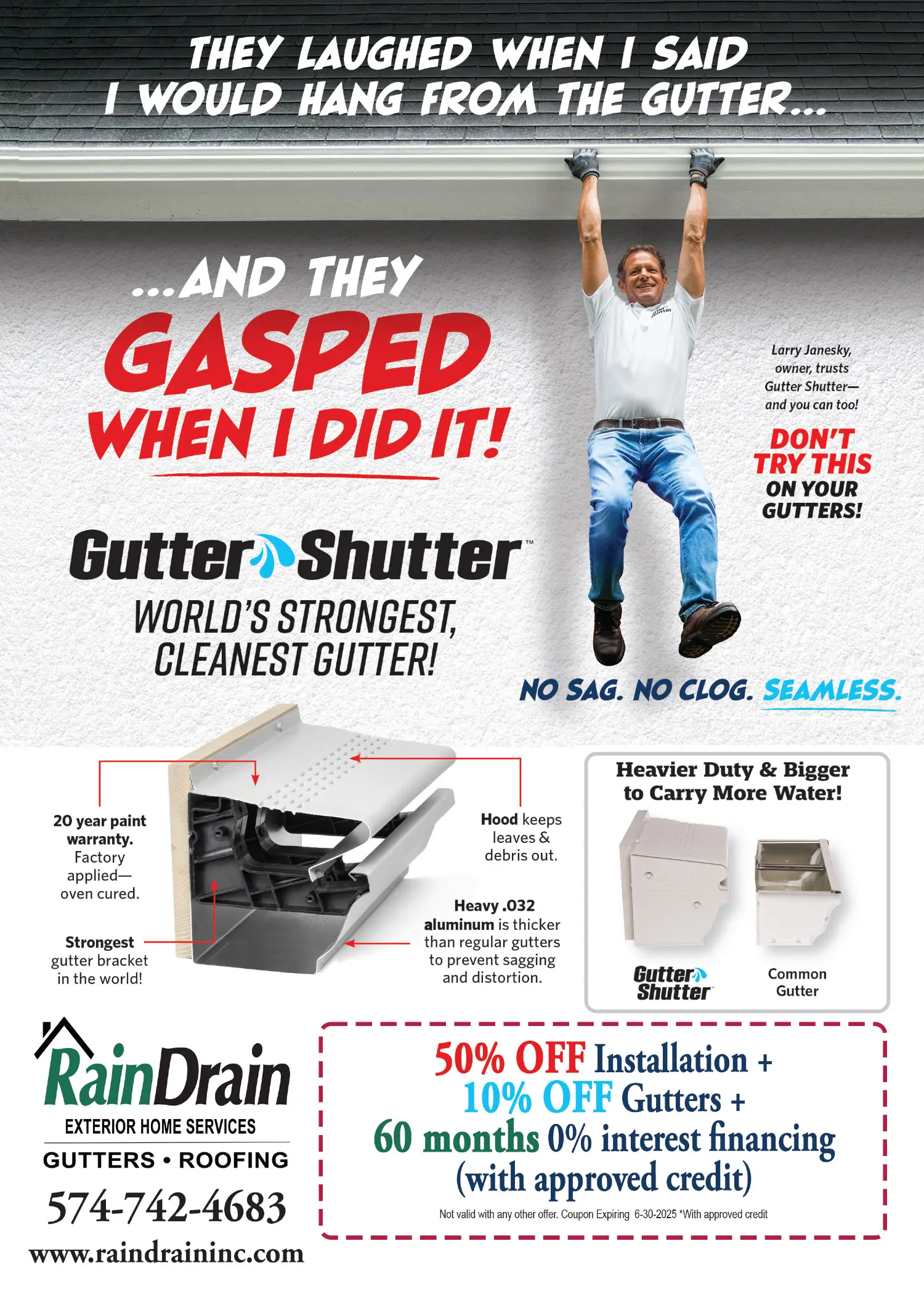 Gutter Shutter