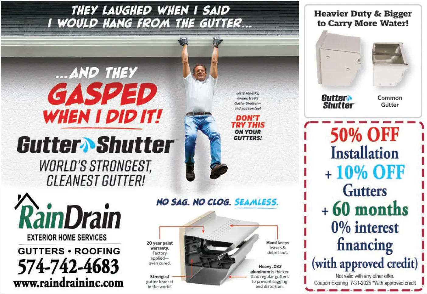 Gutter Shutter