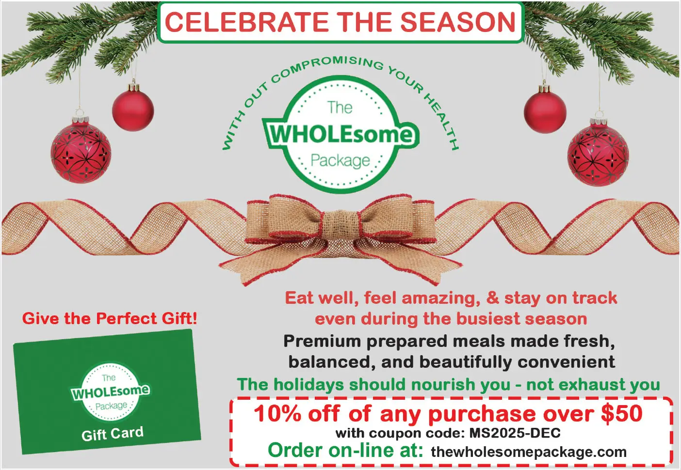 The Wholesome Package