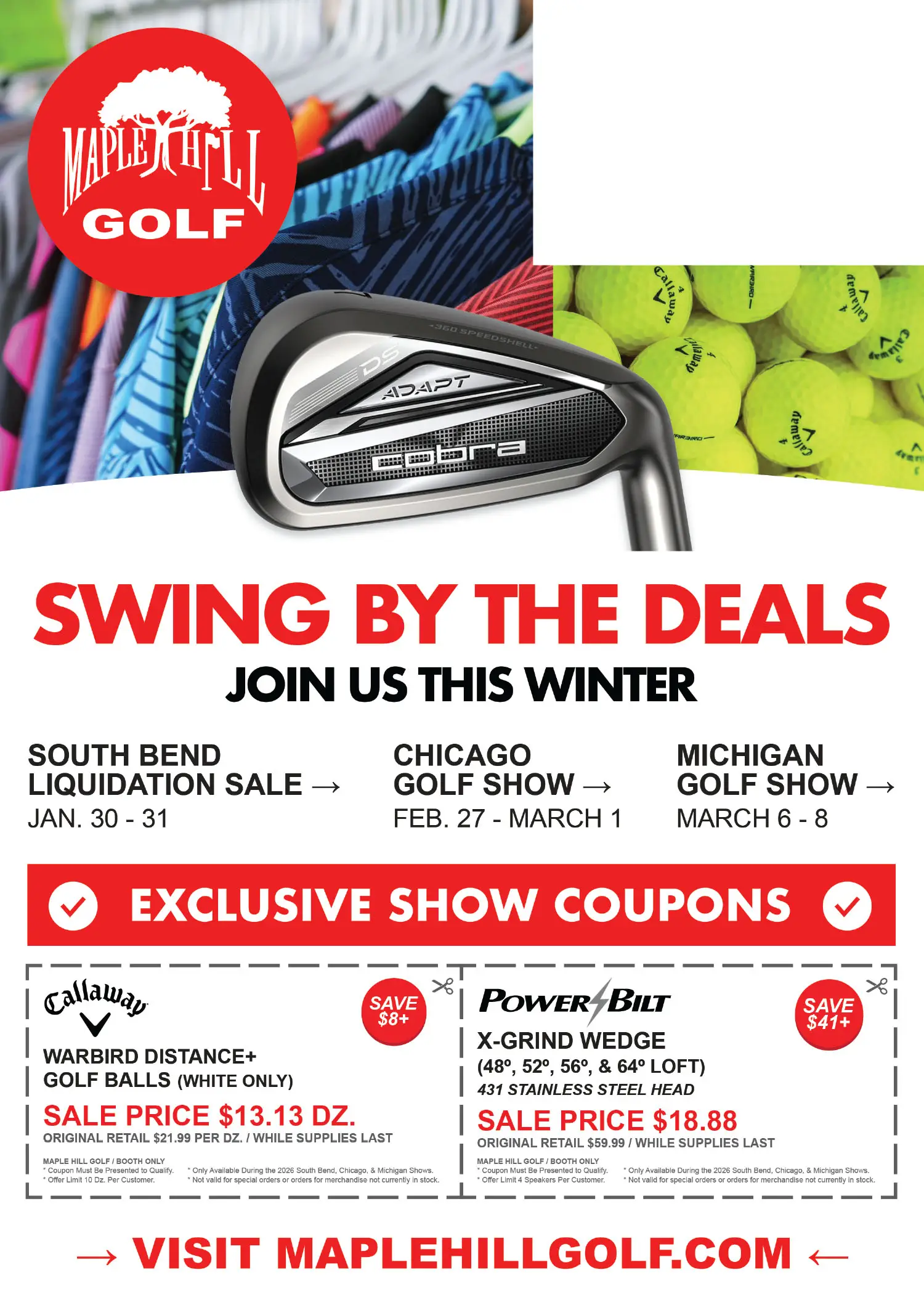 Maple Hill Golf Show