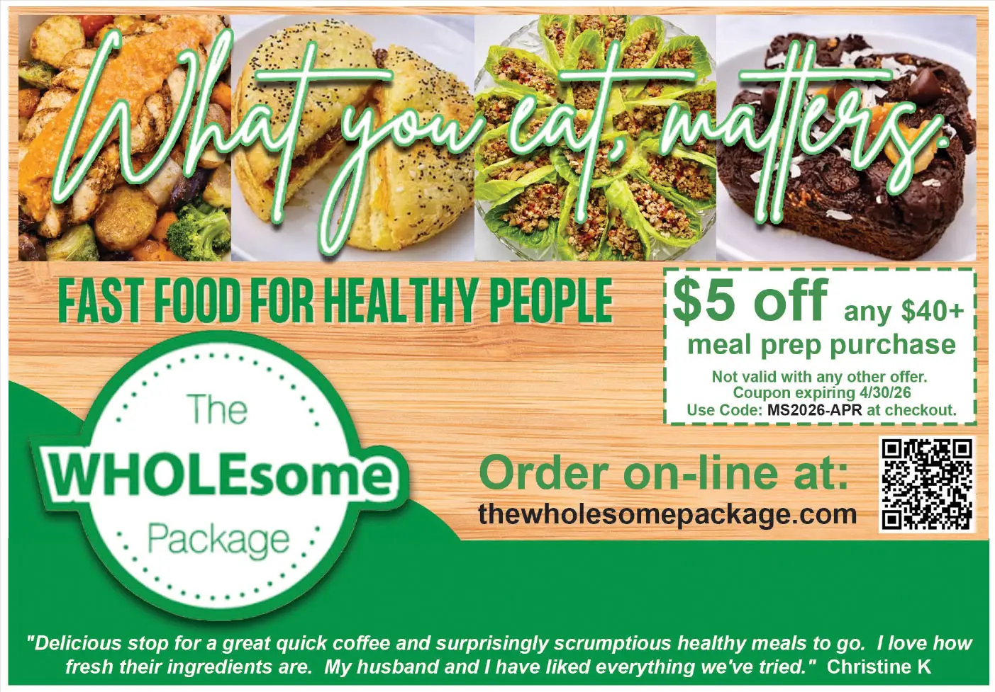 The Wholesome Package