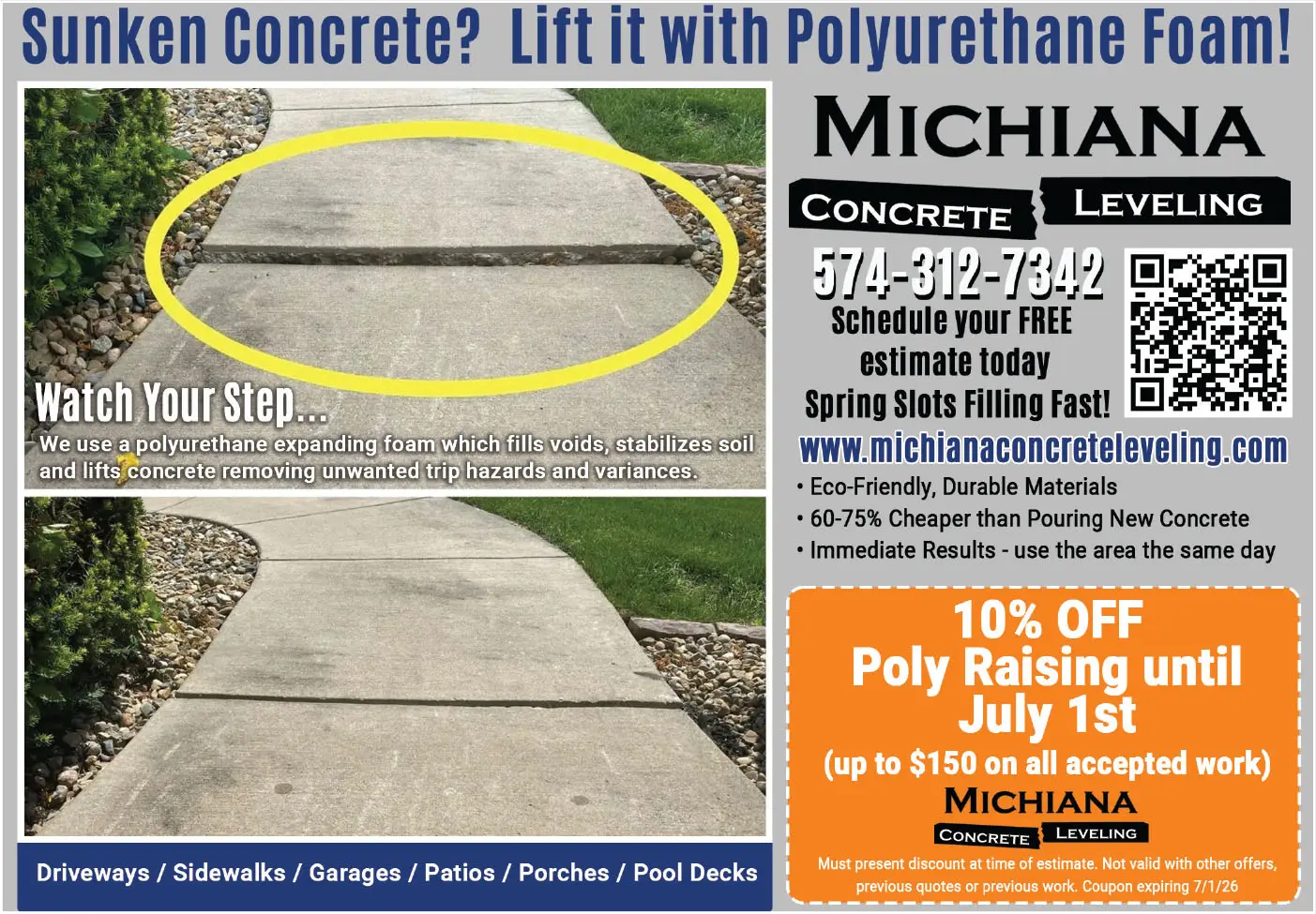 Michiana Concrete Leveling